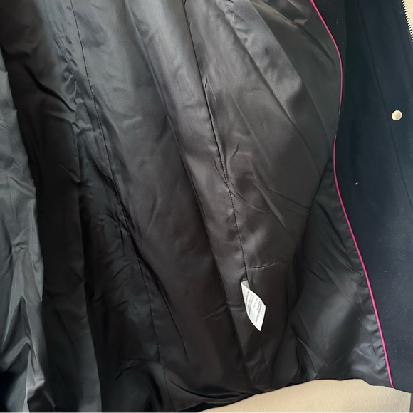 Vince Camuto Fall/Winter Wool Trench Coat Black Size XS - Picture 9 of 11
